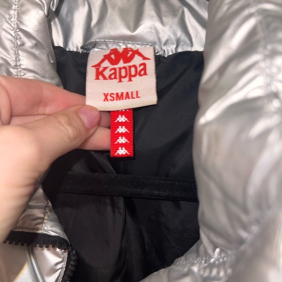 Kappa silver crop puffer XS - Picture 2 of 4